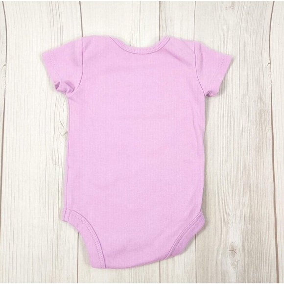The Children's Place 2 Outfit Summer Bodysuit Set Mommy's Daddy Pink/Purple 0-3M - Picture 9 of 10